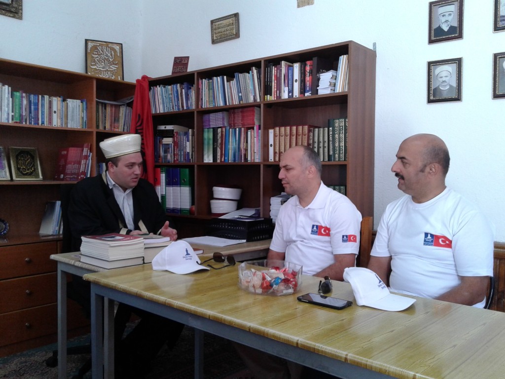 Gjate takimit zyrtar zhvilluar me Myftiun Gezim Kopani 25.9.2015